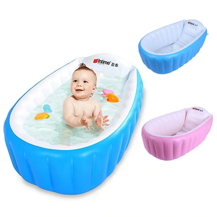 Baby%20Bathtub%20with%20Pumper-Baby%20Bath%20Tub-Baby%20Children%20Tub%20-%20Multicolor%20(35.43%20x%2021.65%20x%2011.81%20inch)%20-%20Image%204