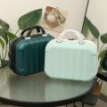 Korean Style Portable Box Cute Cosmetic Case Small Women's Small Lightweight Small14Inch Mini Storage Bag. 