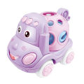 3pcs Baby Cars Toy For Boys Girls Cartoon Animal Inertia Car With Rattles Infant Toys For Birthday Gifts.