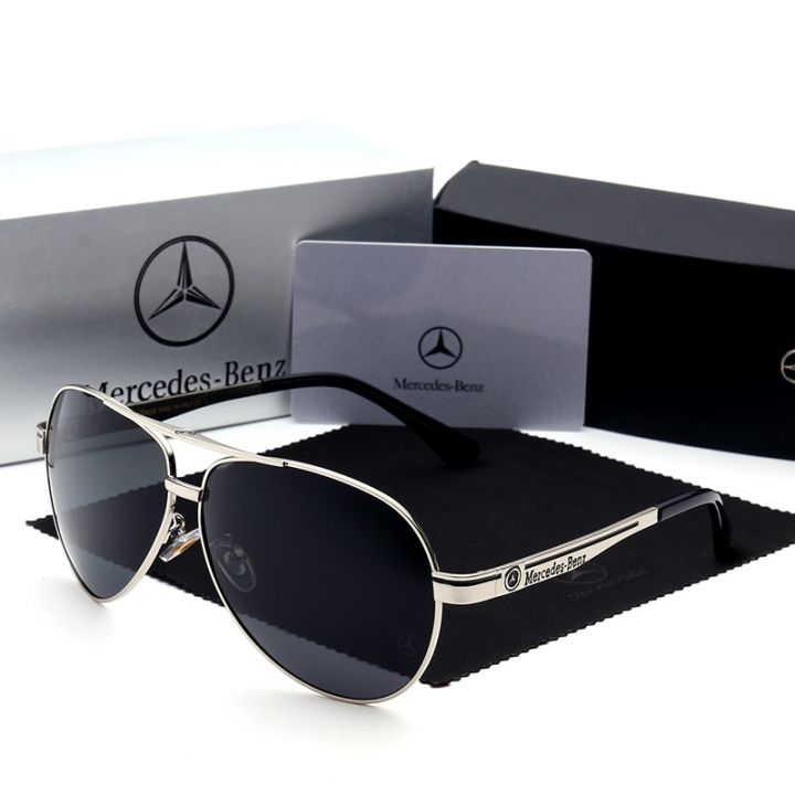 Wy Ting Mercedes-Benz Polarized Sunglasses Men Women Anti UV Oversize Driving Sunglasses