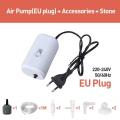 Ultra Silent 3W 220V-240V Aquarium Silent Air Pump Fish Tank Mini Air Compressor 110V Oxygen Pump Aquarium Fish Tank Oxygen Pump. 