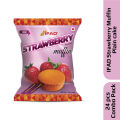 Ifad Plain Strawberry cake 10gm - 24pcs. 