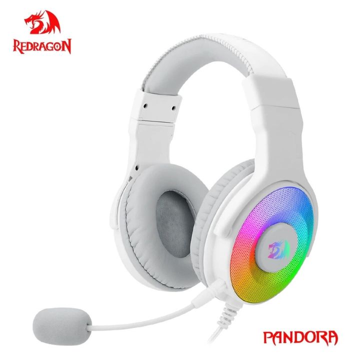 REDRAGON Pandora H350 RGB Backlighting gaming Headphone,7.1 USB Surround sound Computer headset Earphones With Microphone Laptop