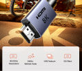 UGREEN HD171 8K HDMI Cable - 1M/2M/3M/5M -  8K HDMI Cable - 8K@60Hz, 4K@240Hz, 4K@165Hz, 4K@144Hz, 4K@120Hz, 1440P@144Hz - Bandwidth 48Gbps - Wide Compatibility. 