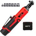 MPT Cordless Ratchet Wrench Kit 12V 3/8" 40Nm 1 Hour Fast Charger MCRW1240. 