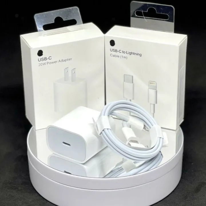 iPhone 2pin And 3pin iPhone charger 8/9/10/11/12/13/14 pro max 20w USB-C power adapter & cable charger