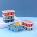 6 Grid Ice Tray Mold Ice Cube Mold Ice Maker Food Grade Silicone Ice Cube Mold.