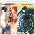 AOCHUAN Smart M2pro Black Smartphone Gimbal Stabilizer Face Tracking Gimbal Stabilizer For iphone and Android handheld Gimbal.