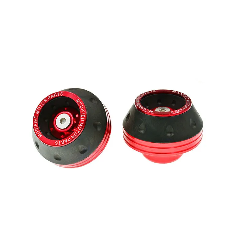 2PCS Motorcycle Scooter Crash Protector Wheel Protection Pads Front Shock Absorber Cup Sliders Compatible With Motorcycle Supplies