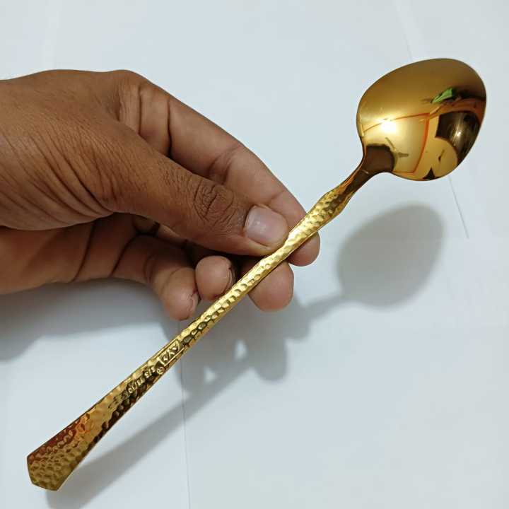 6%20pcs%20premium%20quality%20Big%20Size%20Table%20spoon%2020%20cm%20long%20Table%20spoon%20Golden%20spoon%20,%20Best%20tableware%20Table%20Spoon%20(6%20pcs%20set%20Table%20Spoon)Design-2%20-%20Image%202