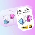 QKZ AK6 DAY HiFi Earphone Sport Wired Headphones With Mic Music Monitor Bass Earbuds Noise Cancelling Headset for PC Smartphone.