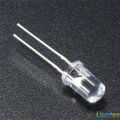 50Pcs- Transparent WHITE 5mm Water Clear LED White 5mm Ultra Bright Transparent Round 5mm LED Light Emitting Diode Water Clear White Light Bulbs.