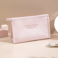 EH 1PC Women PU Leather Cosmetic Bag Large-Capacity Travel Toiletry Waterproof Storage Case Portable Girls Make Up Organizer. 