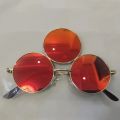 Purple 3 Eyes Round Sunglasses Men/Women Third Lenses Party Metal Vintage Sun Glasses Eyewear Shades UV400. 