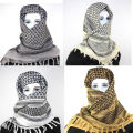 Tactical Arab Keffiyeh Shemagh Scarf Cotton Winter Shawl Neck Warmer Cover Head Wrap Windproof Outdoor Camping Scarf Men Women Moonlight Shines. 