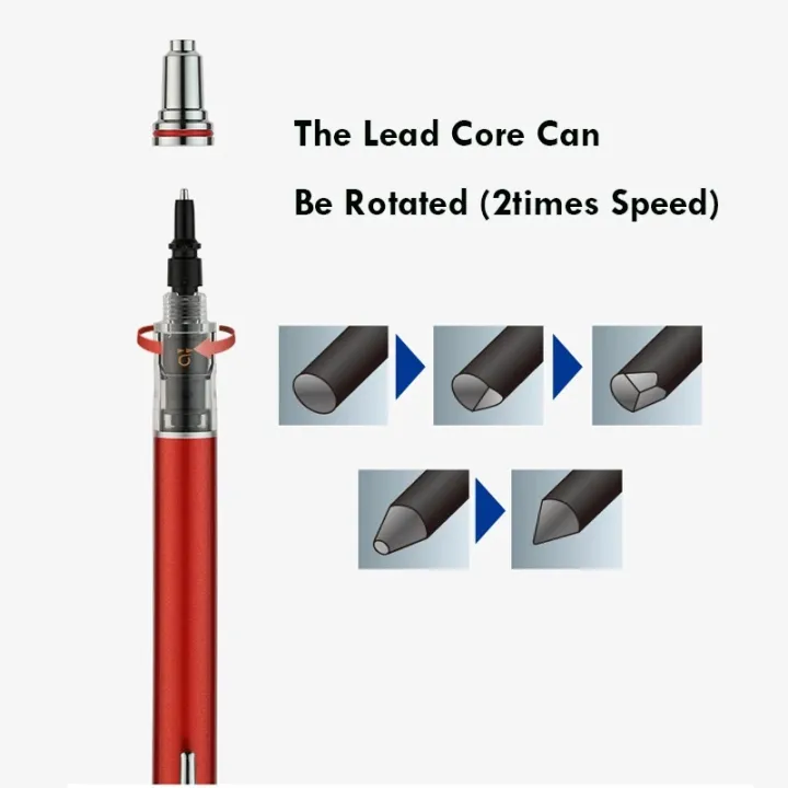 %E3%80%90Free-delivery%E3%80%91%20-559%20stationery%20KURA%20T%20Japan%20UNI%20OGA%20mechanical%20pencil%200.5mm%20auto-rotation%20drawing%20pencil%20M5%20cute%20school%20supplies%20-%20Image%205