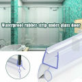 2pc Shower Door Seal Strip 6mm Water Deflector Shower screen Glass Door Water Barrier PVC Bathroom Shower Door Accessories.