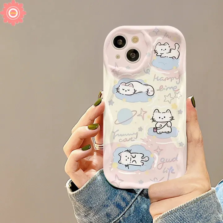 Creative%20Candy-Colored%20Stars%20Cartoon%20Puppy%20Kitten%20Phone%20Case%20Compatible%20For%20IPhone%2015%207Plus%2011%2014%2013%2012%20Pro%20Max%207%20XR%20X%206%208%206S%20Plus%20XS%20MAX%20SE%203D%20Wavy%20Curved%20Edge%20Soft%20Cover%20-%20Image%204