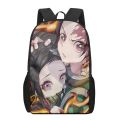Anime Demon Slayer Kamado Nezuko Print School Bags for Boys Girls Primary Students Backpacks Kids Book Bag Satchel Back Pack.