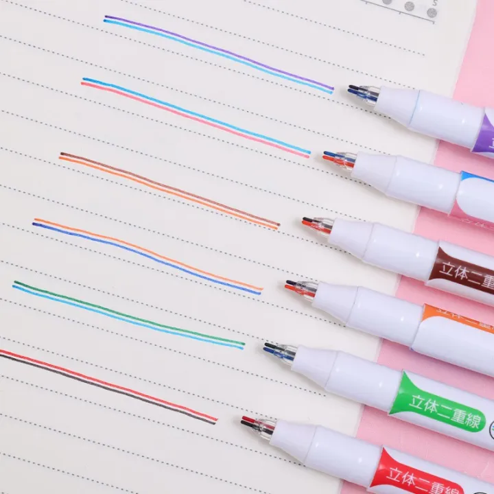 6Pcs/Set%20Creative%20Double%20Lines%20Colored%20Marker%20Pen%20Cute%20DIY%20Hand%20Ledger%20Dual%20Color%20Art%20Painting%20Graffiti%20Linear%20Drawing%20Pens%20Student%20Stationery%20School%20Office%20Supplies%20-%20Image%204