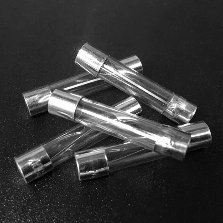 50PCS%206x30mm%20Fast%20Blow%20Glass%20Fuse%20Assorted%20Mixed%20Kit%20Insurance%20Tube%200.5A-20A%20-%20Transparent%20-%20Image%208
