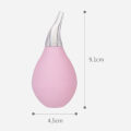 Water drop type newborn baby supplies medical PVC nasal aspirator pump Nose cleaner type cold and snot cleaning silicone head elevator.