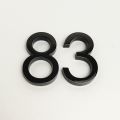 【Exclusive Online Deals】 5.8cm 3d Black House Door Number Plate Home Number Street Mailbox Number Numbers Flat Number Hotel Number Outdoor Door.