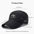 Outtobe Outdoor Caps Foldable Baseball Cap Quick-drying Comfortable Hat Breathable Cap Unisex Sun Protection Cap with Adjustable Buckle for Climbing Riding Hiking. 