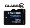 Samsung 32 GB Memory Card Class 10 for all storage device Water-resistant - 6 Months Replacement Warranty. 