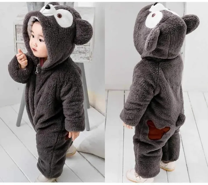 1%20Piece%20Winter%20Infant%20Hoodies%20Onesie%20Pajamas%20Anime%20Cartoon%20Cute%20Jumpsuit%20Thicken%20Flannel%20Zipper%20Newborn%20Ropa%20Bebe%20-%20Image%204