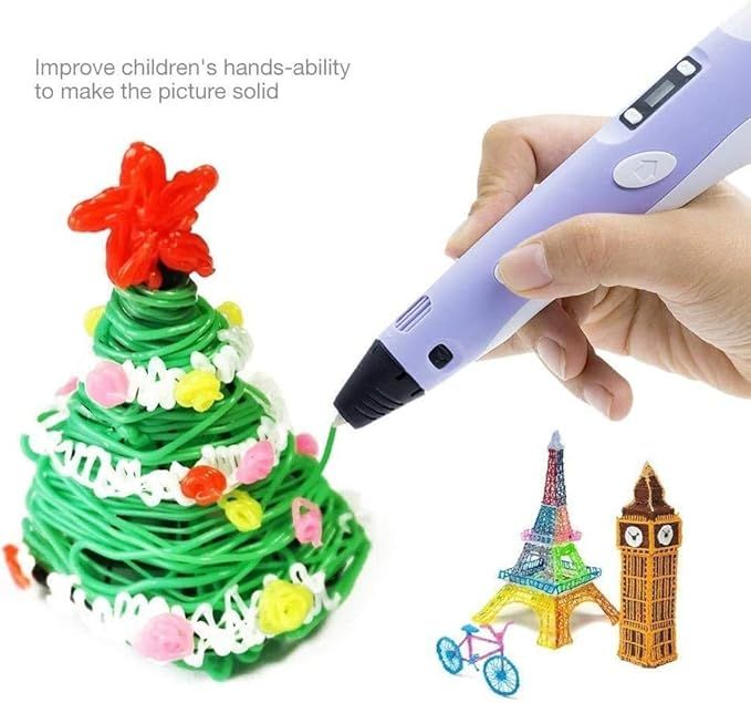 3D%20Painting%20pen%20Three-color%20supplies%20Crafting%20Doodle%20Drawing%20Arts%20Printer%20PLA/ABS%20Filaments%20Kid%20Gift%20Pink%201Pc%20-%20Image%203