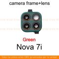 Rear Camera Lens For Huawei Nova 7i / P40 Lite Lens Glass Rear Glass Lens Frame Repair Replacement Parts. 