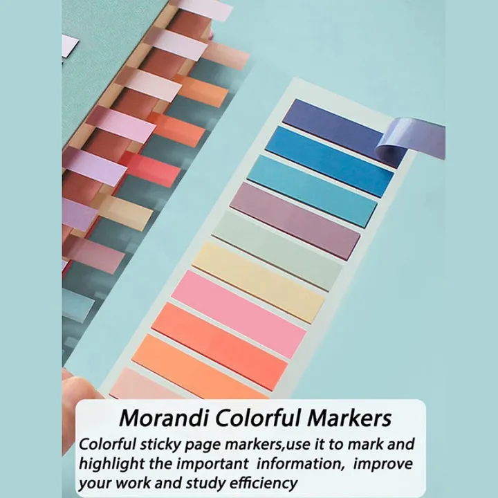 200%20Sheet%20Morandi%20Transparent%20Fluorescent%20Index%20Tabs%20PET%20Sticky%20Note%20Podazz%20-%20Image%208