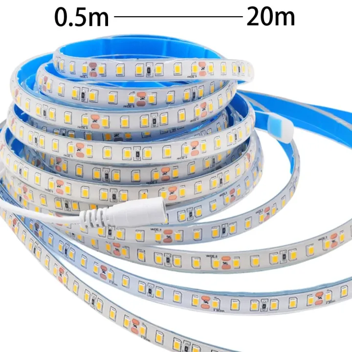 IP68%20Waterproof%20LED%20Strip%202835%2012V%2024V%20Light%20Adhesive%20Tape%20with%202-pin%20Wire/%20DC%20Plug%20120%20LEDs%20Flex%20Cold/Warm/Natural%20White%20Decor%20-%20Image%202