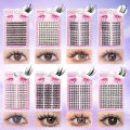 ANJOSIRMA 10 Rows DIY Eyelash Extension Set Natural Soft Cluster False Eyelashes C/D Curl Anime eyelashes beauty eye lashes.