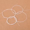 BRADOO- 2 Set Musical Instrument Accessories:1 Set White Nylon Ukulele String Set & 1 Pcs Tuning Pegs Tuners Machine Heads 2R 2L.