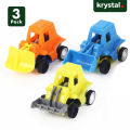 【Krystal】Baby Creative Mini Plastic Pull-Back Toy Car, Colorful Transparent Design, Ages 3+, Safe & Fun Gift.
