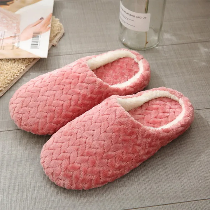 Plush%20Women%20indoor%20slippers%20Cozy%20Slient%20Warm%20Plush%20warmer%20home%20female%20slipper%20Soft%20Flat%20Autumn%20winter%20house%20flat%20floor%20shoes%20for%20Home%20Bedroom%20Indoor%20Winter%20Women%20-%20Image%204