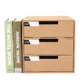 A4 Paper Desktop Storage Box Office Student Document Storage Organizer Cabinet Multi-layer Drawer Organizer. 