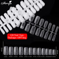 Monja 120/240pcs Matte False Full Nail Tips Frosted Coffin French Oval Square Stiletto Long Tips Acrylic Artificial Manicures. 