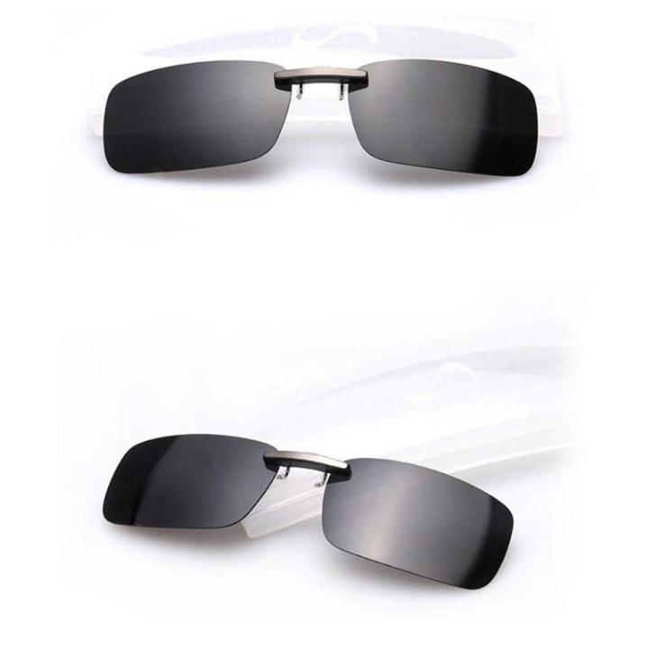 Vintage Polarized Clip On Sunglasses Driving Sun Glasses Men Women Day Night Vision Lens For Myopia Glasses Eyeglasses Eyewear