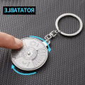 Mini Perpetual Calendar Keychain Ring Unique Metal 50 Years Calendar Keyring Key Chain.