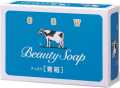 COW BRAND BEAUTY SOAP BLUE BOX 85g - Japan.