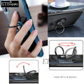Phone case itel RS4 Hard Clear Transparent Shockproof Armor Car Adsorb Holder Ring Back cover itel RS4 case.