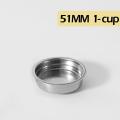 51MM/58MM Pressurized/Non-Pressurized Coffee Filter Basket Single/Double Cup Fit For 51mm/58mm Portafilter Espresso Coffee Tool. 