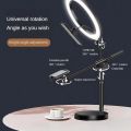 Phone Holder Ring Lamp Retractable Stand Light LED Selfie Ring Light Professional Desk Lamp For Nail Live Broadcast Photography. 