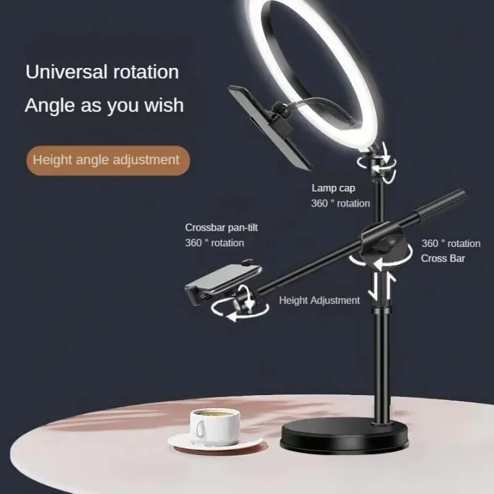 Phone%20Holder%20Ring%20Lamp%20Retractable%20Stand%20Light%20LED%20Selfie%20Ring%20Light%20Professional%20Desk%20Lamp%20For%20Nail%20Live%20Broadcast%20Photography%20-%20Image%203