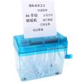 1 Pcs Mini Hand A6 Paper-Shredder Portable Office Household Desktop Manual Paper Financial Bill Documents Cutting Tool.