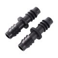 Straight Barbed 8 mm or 9mm Connector (5-Pcs) Used to Connect 8/11 mm or 9/12mm Plastic Hose Pipe Connector for Drip Irrigation System Pipe Fittings Adapter Hose.. 