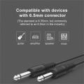 CHOSEAL 6.5mm to 6.5mm Audio Cable 1/4 Inch Connector Male to Male TRS jack For Stereo Guitar Mixer Amplifier Speaker Cable. 